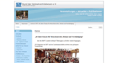 Desktop Screenshot of bdv-thueringen.de
