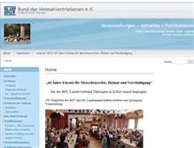 Tablet Screenshot of bdv-thueringen.de